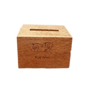 Hộp khăn giấy chữ nhật gỗ dừa ( khe vuông)