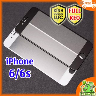 Kính cường lực iphone 6/ 6s 4.7" full màn, viền cứng