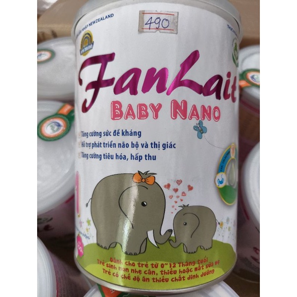 SỮA FANLAIT BABY NANO 0-12 và 6-36/900G