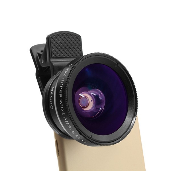 Bộ lens phóng đại 12 lần mở rộng góc chụp 0.45 kẹp camera điện thoại iphone