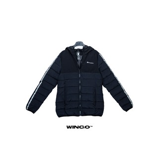 Áo khoác lông vũ Champion Padded Baffle Jacket Black