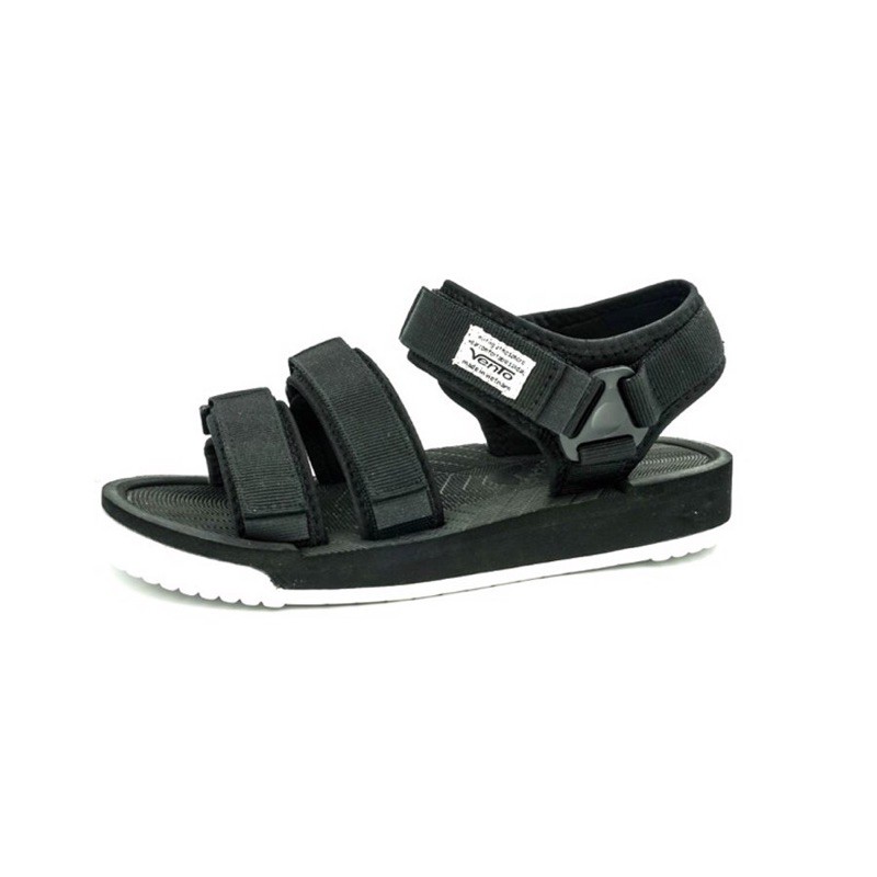 Giày Sandal Vento Nam Nữ 9801 - Đen Trắng - Sandal nữ