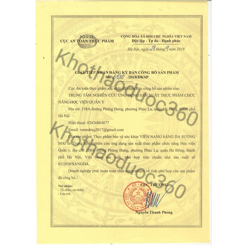 Viên Sáng Da Sương Mai - Học viện Quân Y | BigBuy360 - bigbuy360.vn