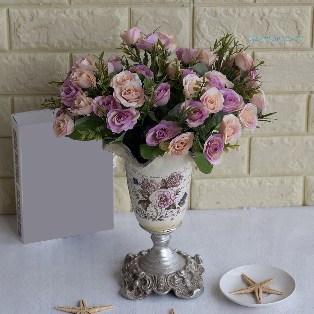 10 Bông Hoa Hồng Nhân Tạo Dùng Cho Trang Trí