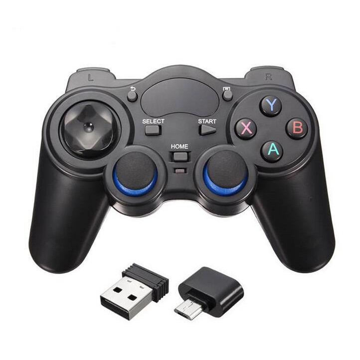 Tay cầm chơi game không dây wireless 2.4G cho Android TV, điện thoại Android, PC, TV Box, PS