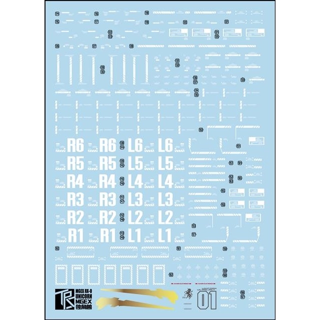 Decal Dán Trang Trí Xe Hơi MG UNICORN Trans-AM Ver.Ka