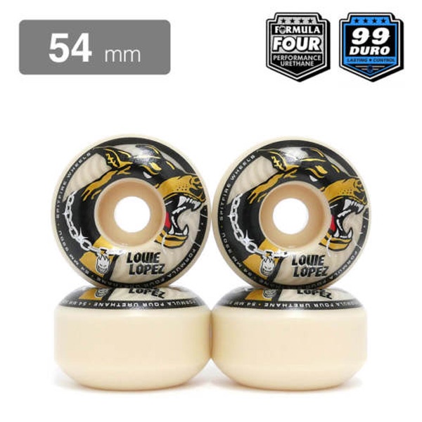 Bộ Bánh Ván Trượt Skateboard SPITFIRE F4 99 LOUIE UNCHAINED CLASSIC WHEELS 54MM