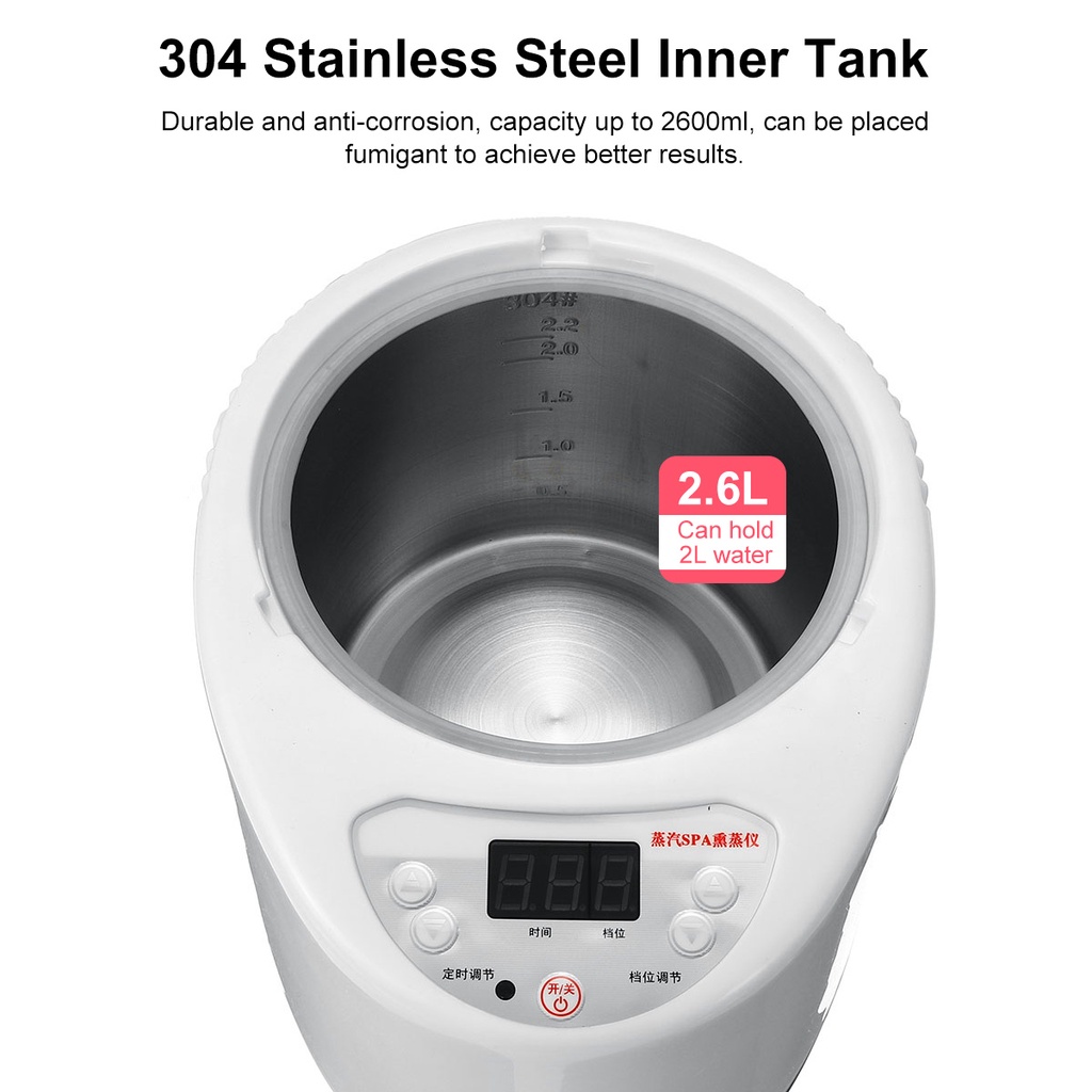 Máy xông hơi khô lớn 1000w 2.6l máy phát điện máy xông hơi spa với điều khiển từ xa cho phòng xông hơi khô tại nhà trị liệu cơ thể