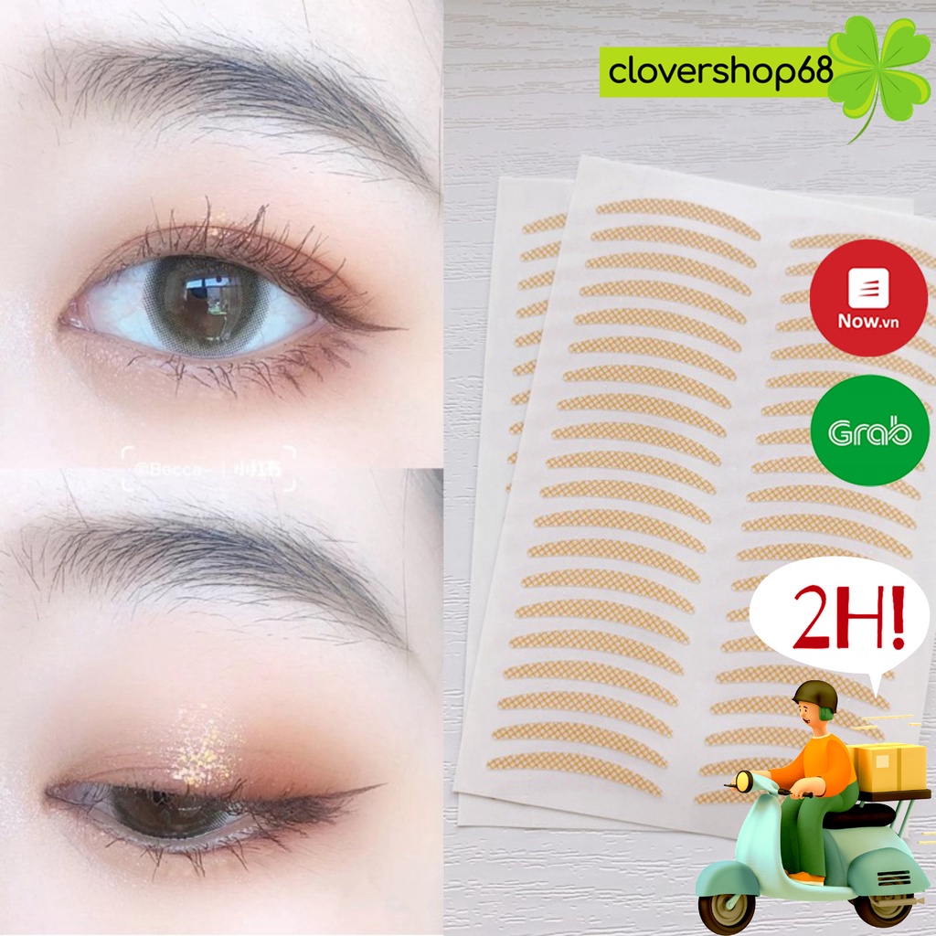 Vỉ 40 miếng dán mí vân lưới Clovershop68