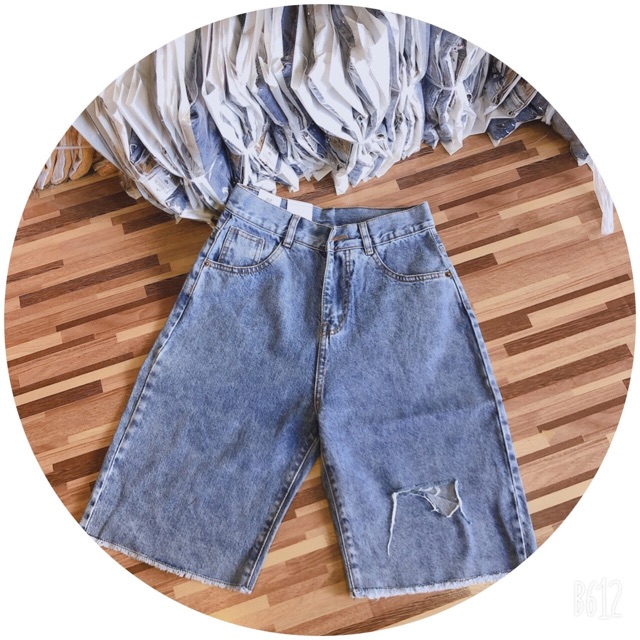 Quần Jeans Nữ Ngố Rách