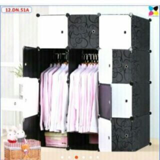 Tủ ghép 12 ô size lớn 47cm