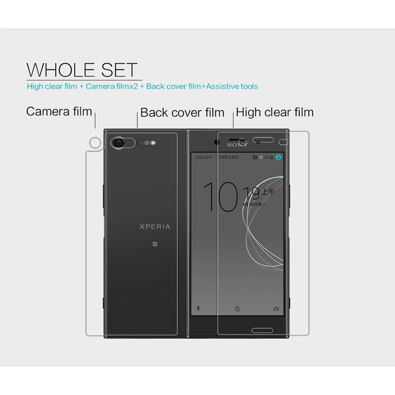 Kính cường lực xperia XZ Premium Nillkin Amazing H+
