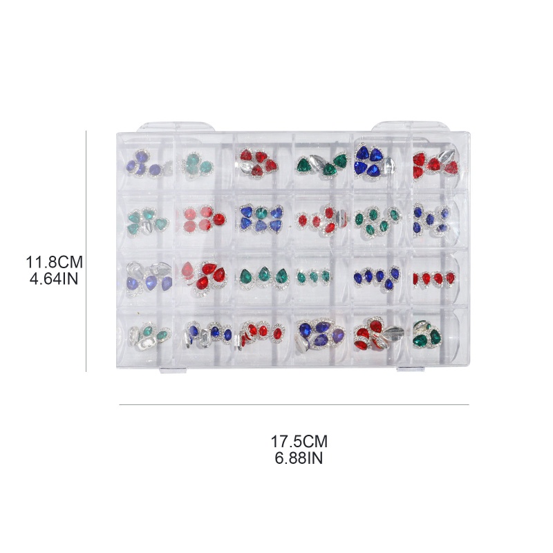 Hạt Kim Cương Giả 3D Dùng Trang Trí Móng Tay Nghệ Thuật DIY
