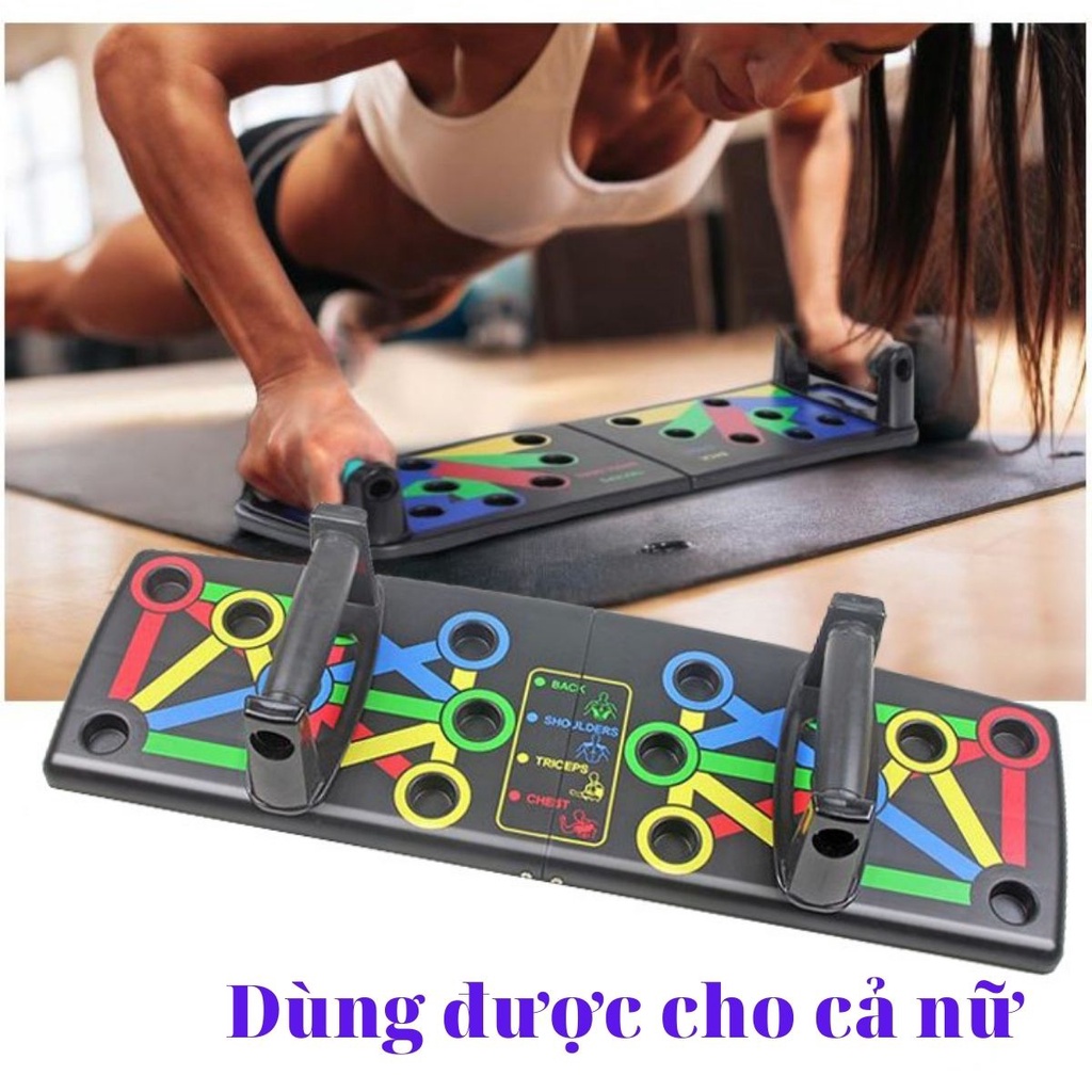 Bộ Chống Đẩy Đa Năng Push UP, Tập Cơ Ngực Vai Tại Nhà