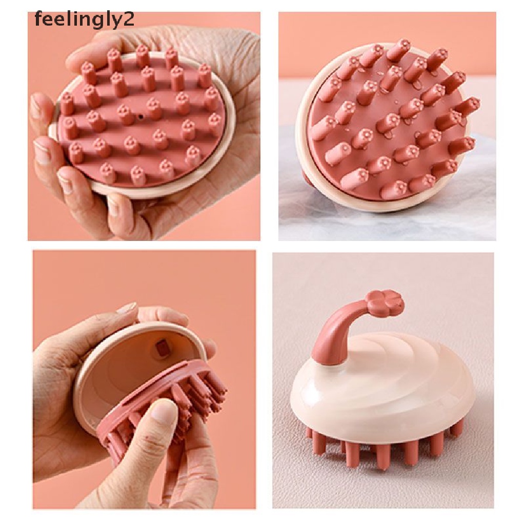 1 Lược Silicone Mát Xa Da Đầu Chống Ngứa Khi Tắm