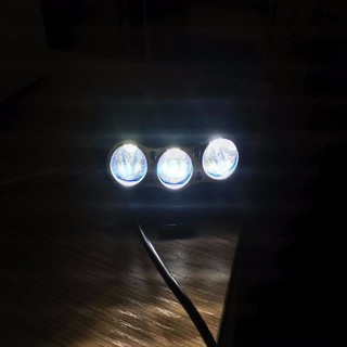 Đèn Led mắt cú 3 bóng | đèn led xe máy