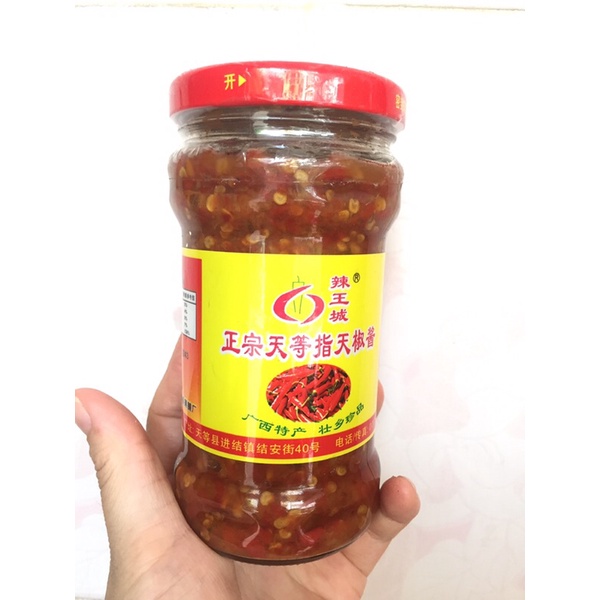 Ớt chưng tỏi, ớt xào Trung Quốc lọ 250g