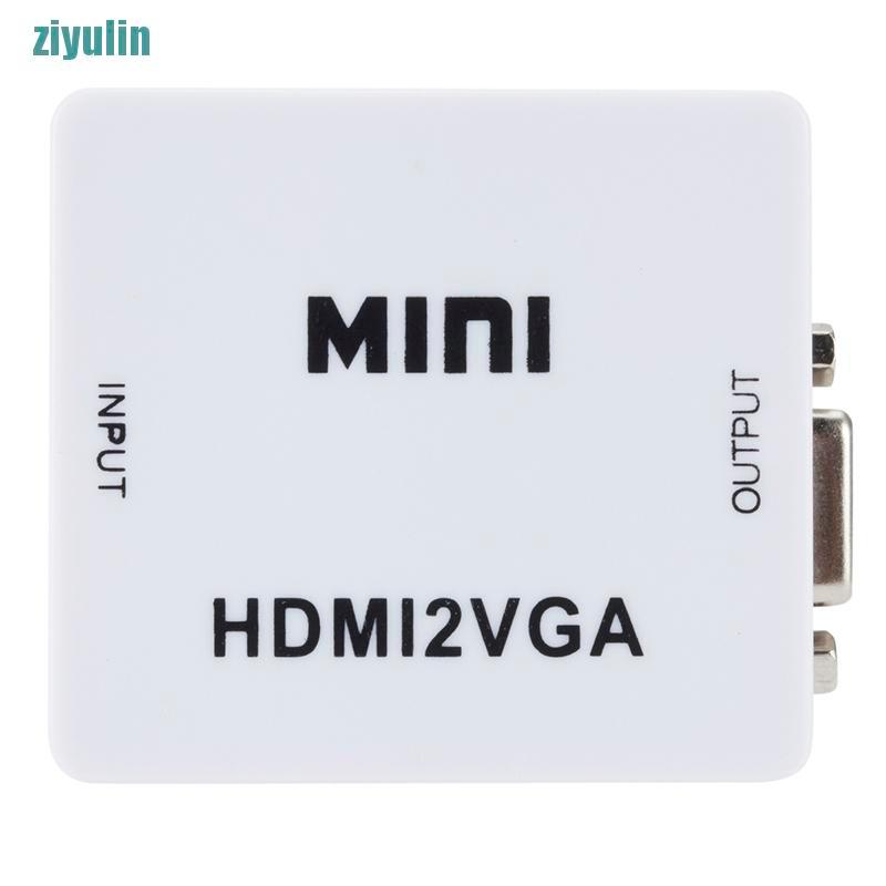 Hộp Chuyển Đổi Vga Sang Hdmi Full Hd 1080p Cho Pc Laptop Dvd Hdtv