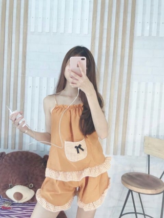 Đồ bộ Kate 2 dây mặc nhà