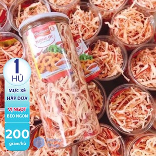 Combo 2 Lon x 200gr mực xé sợi hấp nước dừa (Date: 06 tháng)
