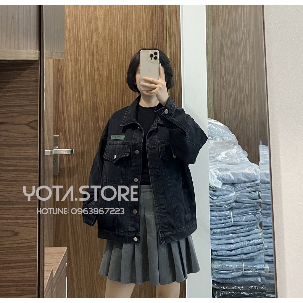 Áo khoác jeans tag xanh - KB39