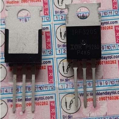 Linh kiện điện tử IRF3205 IRF3205PBF Mosfet 55V 110A kênh N TO-220