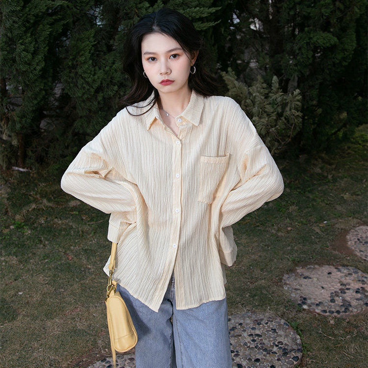 Áo Khoác Sơ Mi chiffon Sọc Dọc Thời Trang Nữ Tính