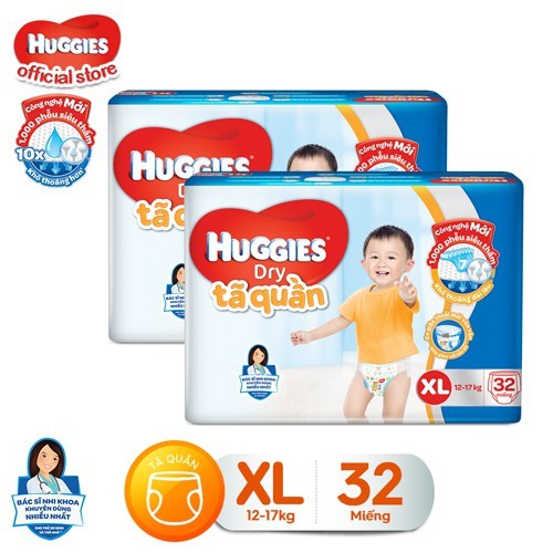 tả quần huggies M40/L36/XL32/XXL28( ĐỦ SIZZE) giá mới