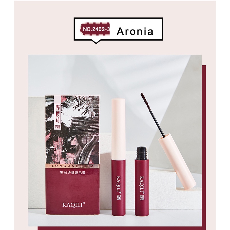 Mascara kháng nước không lem nhòe chuốt mi cong vút và dày hơn với màu sắc tươi tắn thương hiệu Kaqi Li MK
 | BigBuy360 - bigbuy360.vn