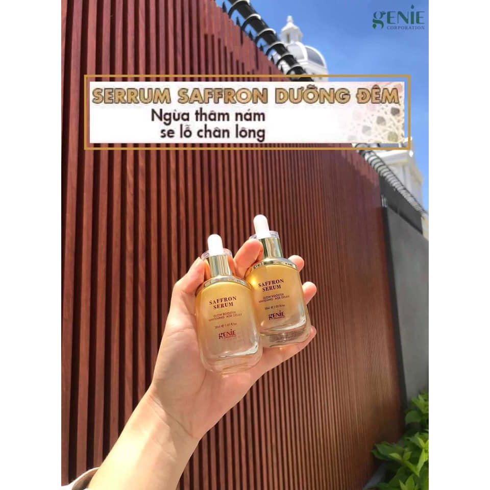 Serum Saffron Nhụy Hoa Nghệ Tây Glow Booster Genie