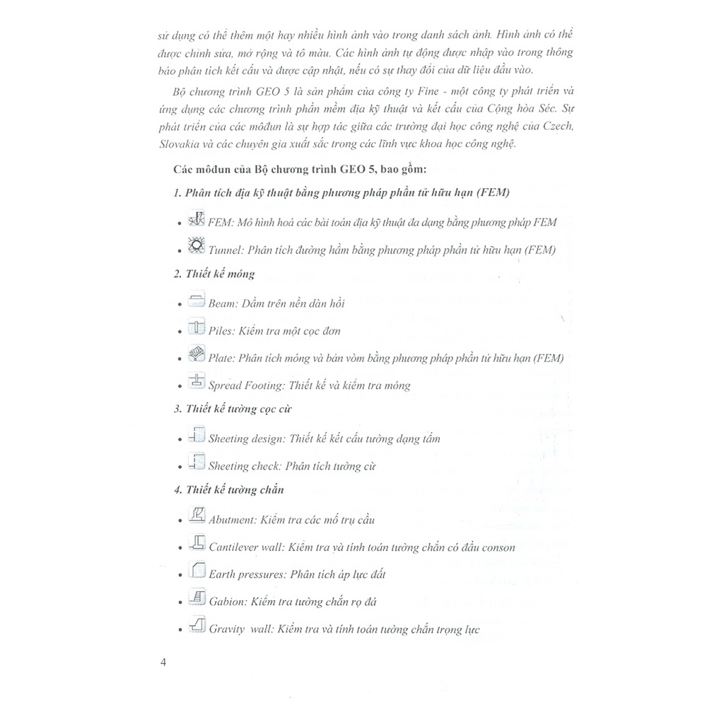 Sách - Tính Toán Công Trình Tương Tác Với Nền Đất Bằng Phần Mềm GEO5 - Geotechnical Software Suite