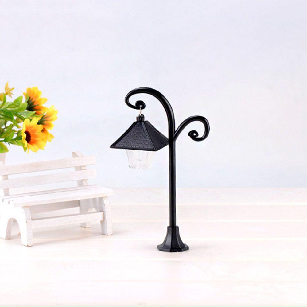 BORAG Mô Hình Đèn Đường Mini Phong Cách Vintage Dùng Trang Trí Tiểu Cảnh