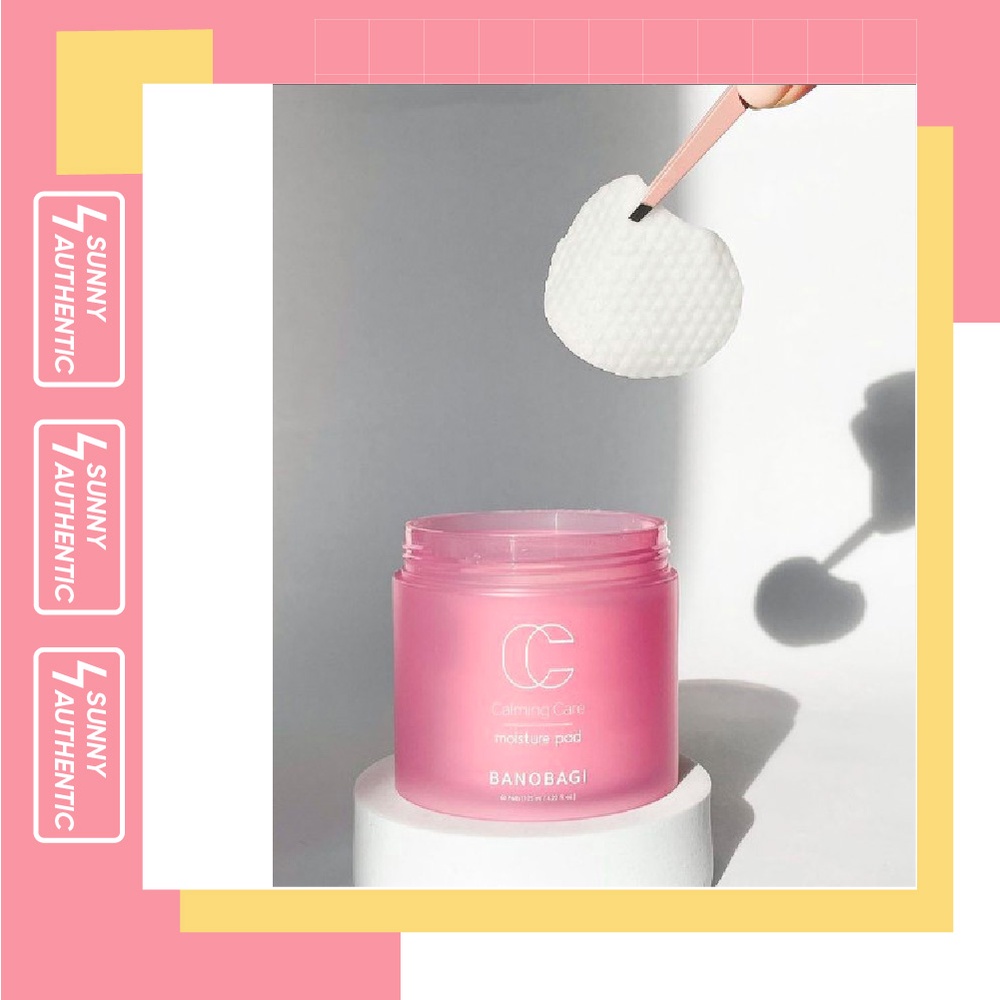 Toner Dạng Bông Chăm Sóc Da Sạch Sâu, Tẩy Tế Bào Chết Dịu Nhẹ BANOBAGI Calming Care Moisture Pad