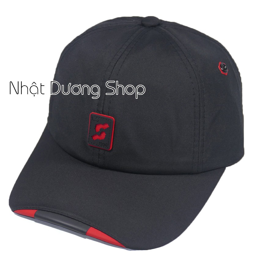 Nón kết dù LS sò lồng da, kết vá da - Chất liệu vải dù cao cấp được làm tinh xảo và sành điệu