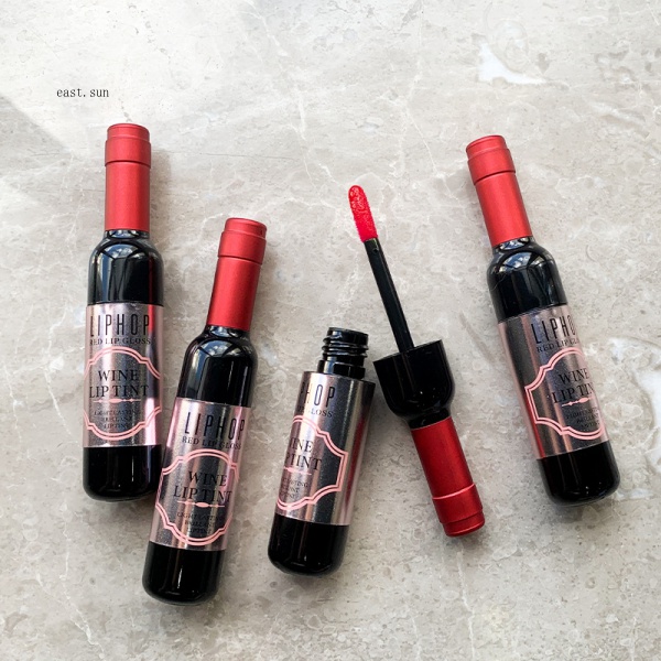 (hàng Mới Về) Son Bóng Dạng Lỏng Lâu Trôi Không Phai Màu Thiết Kế Vỏ Hình Chai Rượu Vang Độc Đáo | BigBuy360 - bigbuy360.vn