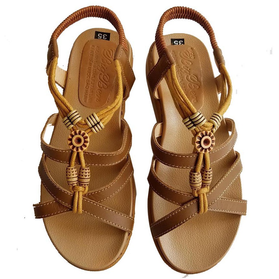 Sandal Nữ BIGBEN Da Bò Thật Cao Cấp SDN35