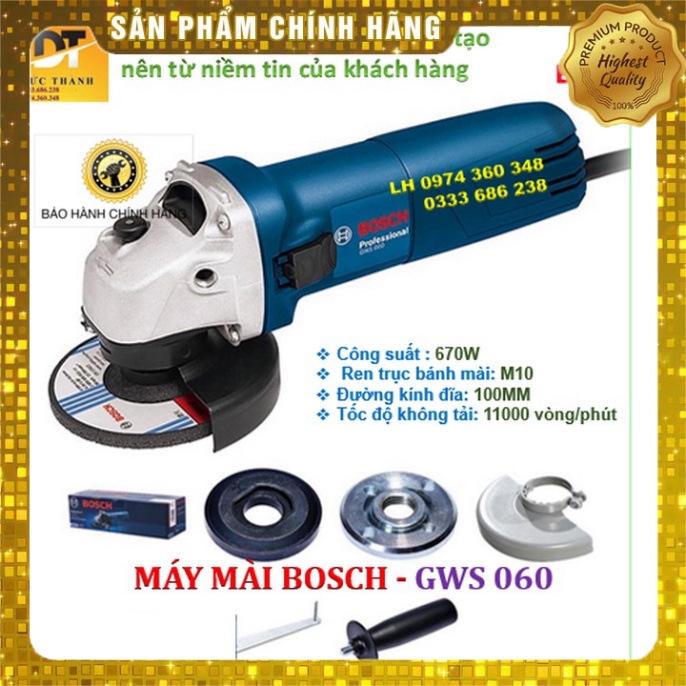Chính hãng Máy mài góc BOSCH GWS 060