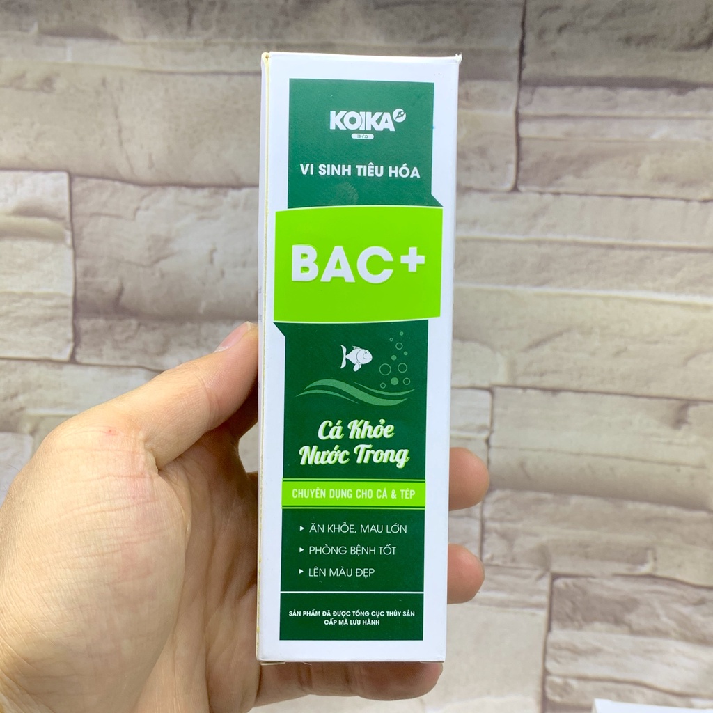 Vi Sinh KOIKA BAC+ Clear PSB Tăng giảm PH cho cá cảnh
