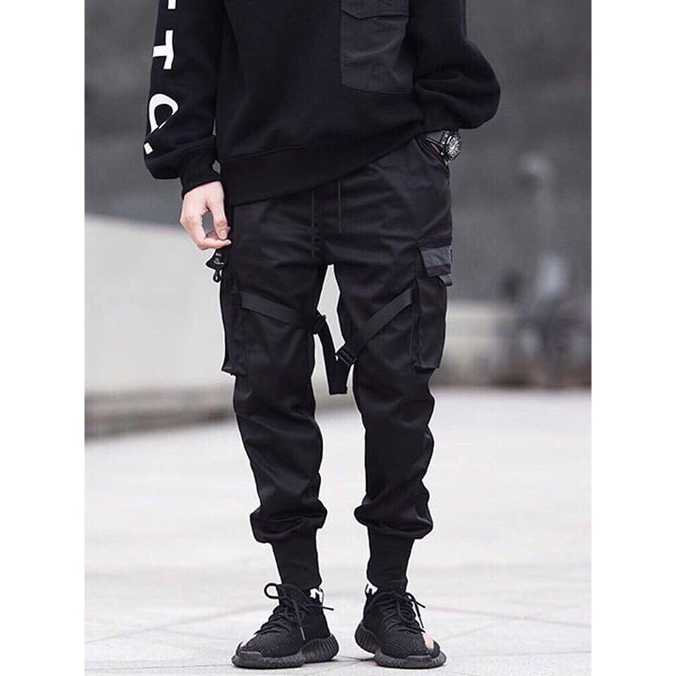 [ Túi Hộp- Cực chất !!] Quần Jogger Kaki Nam Túi Hộp Phối Dây Khóa Gài | BigBuy360 - bigbuy360.vn