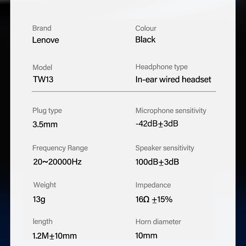 tai nghe nhét tai Lenovo TW13 có mic âm thanh nổi HD độ trầm cao giúp rảnh tay