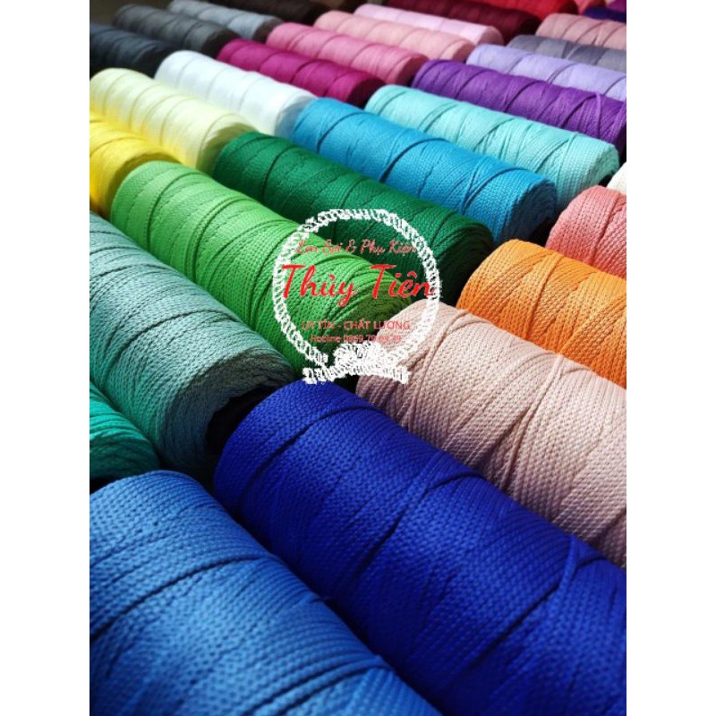 Sợi Dệt Cotton Craft Trơn Màu 01-20