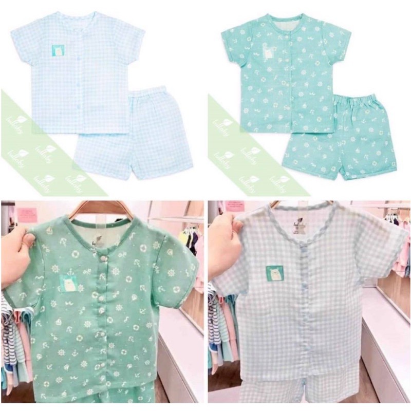 BỘ VẢI XÔ LULLABY CÀI GIỮA CHO BÉ (Sz 12m-4y)