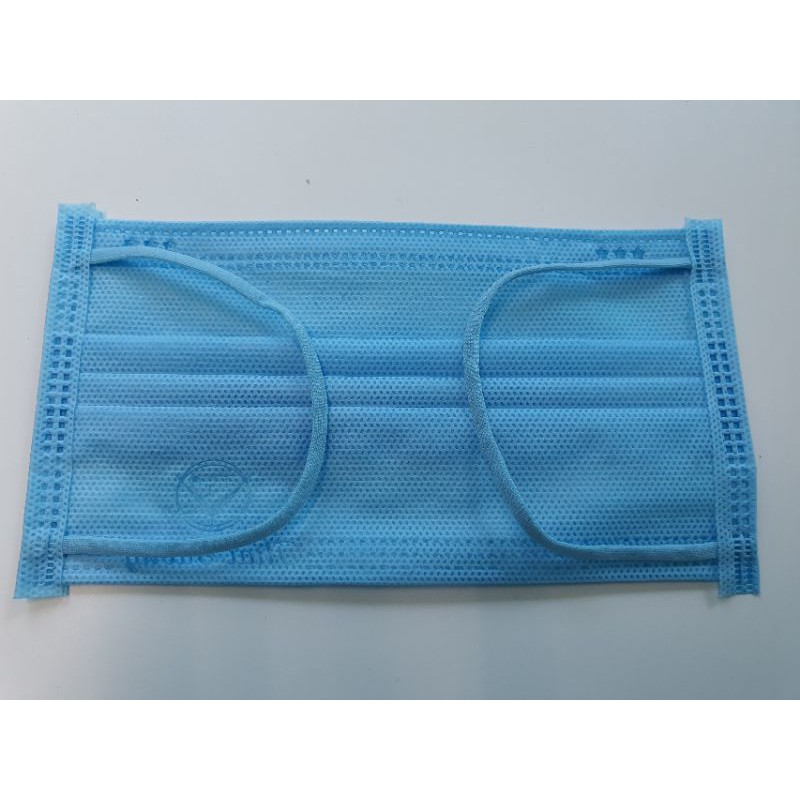 Khẩu trang xanh 2 lớp đi mưa Thái Tường