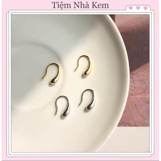 [ảnh thật] Bông Tai, Bông tai  kim Hình Giọt Nước Phong Cách Hàn Quốc 💕 Màu Vàng / Bạc NKKT07