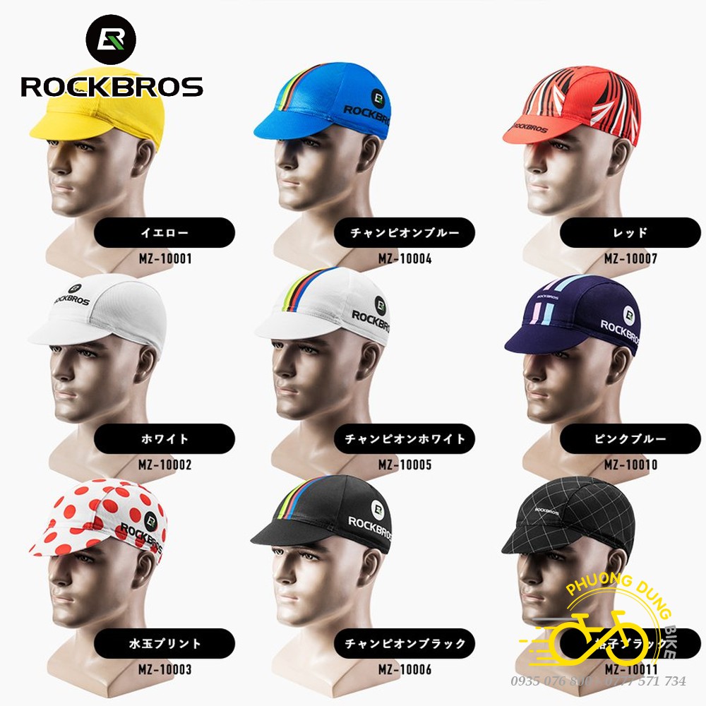 Mũ vải lưỡi trai đi xe đạp ROCKBROS