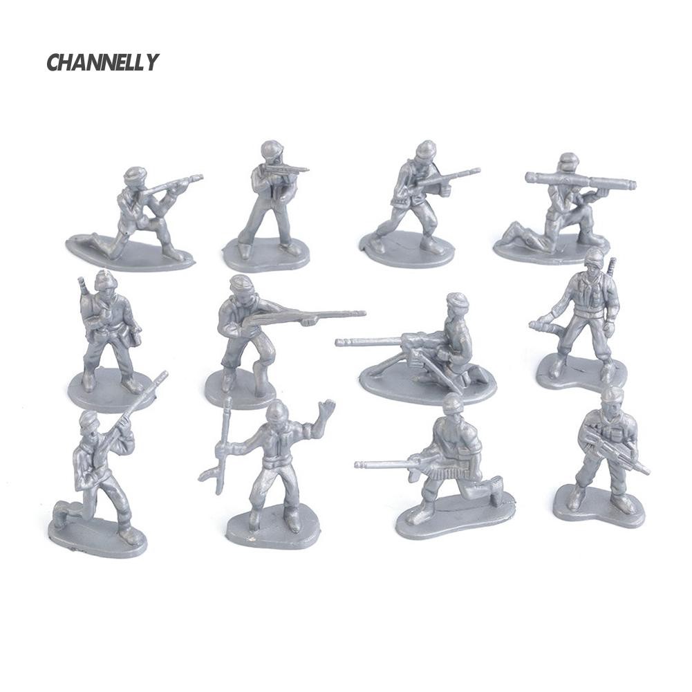 Bộ 100 mô hình người lính nhựa đồ chơi cho bé