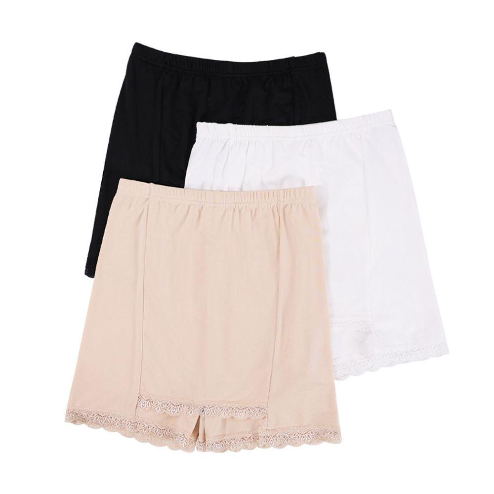 IVORY Quần lót bảo vệ cạp cao co giãn đàn hồi thoáng khí 2 lớp nhiều màu size lớn thời trang nữ mùa hè