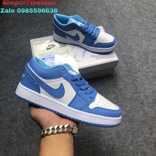 [KÈM HỘP+BILL] GIÀY JD1 LOW XANH DƯƠNG Cổ Thấp Nam Nữ