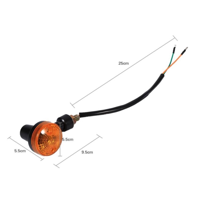 Denshitaro Bộ 02 đèn xi nhan xe đạp điện chất lượng cao D00-754