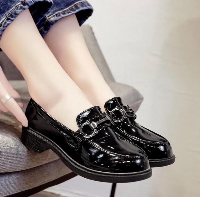 Giày oxford cài ngang V12